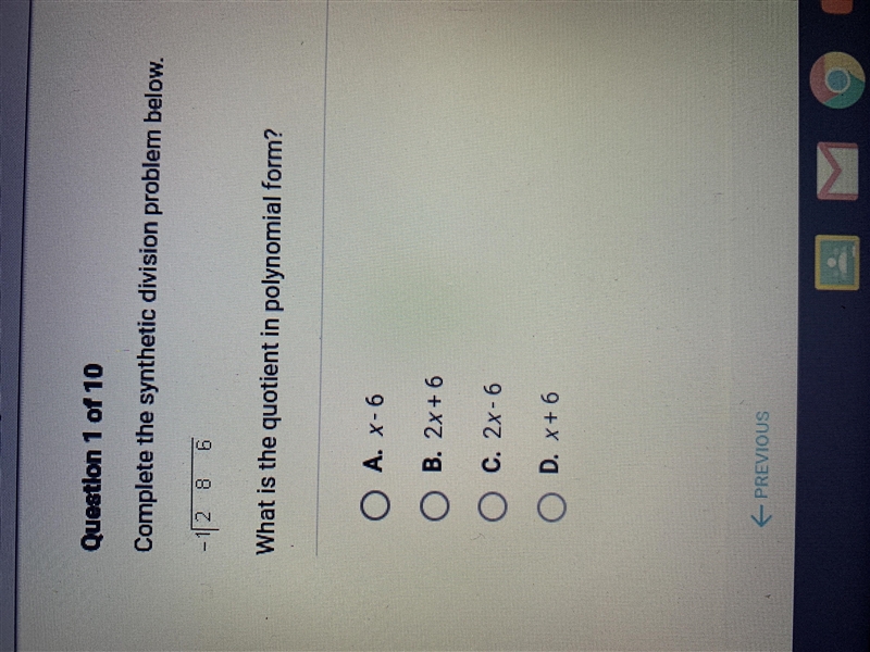 What is the quotient in polynomial form?-example-1