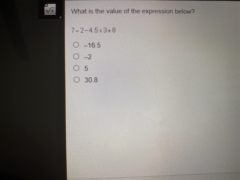 What is the value of the expression below?-example-1