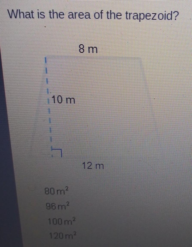 What is the area of the trapezoid​-example-1