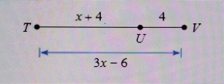 Segment Addition Postulate : Solve for X​-example-1