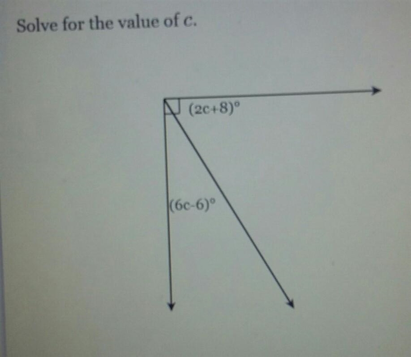 Solve for the value of c.​-example-1