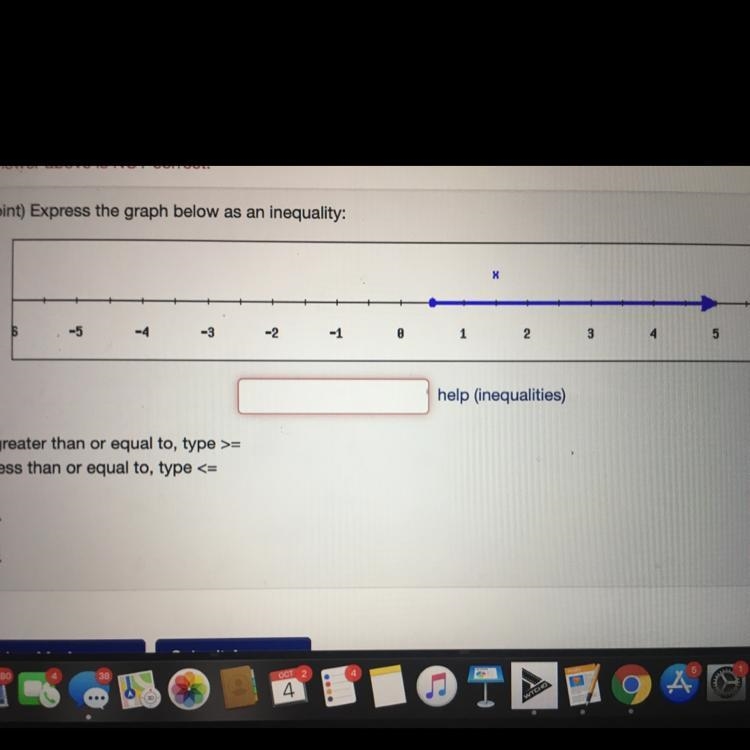 Please help!! Express the graph below as an inequality:-example-1