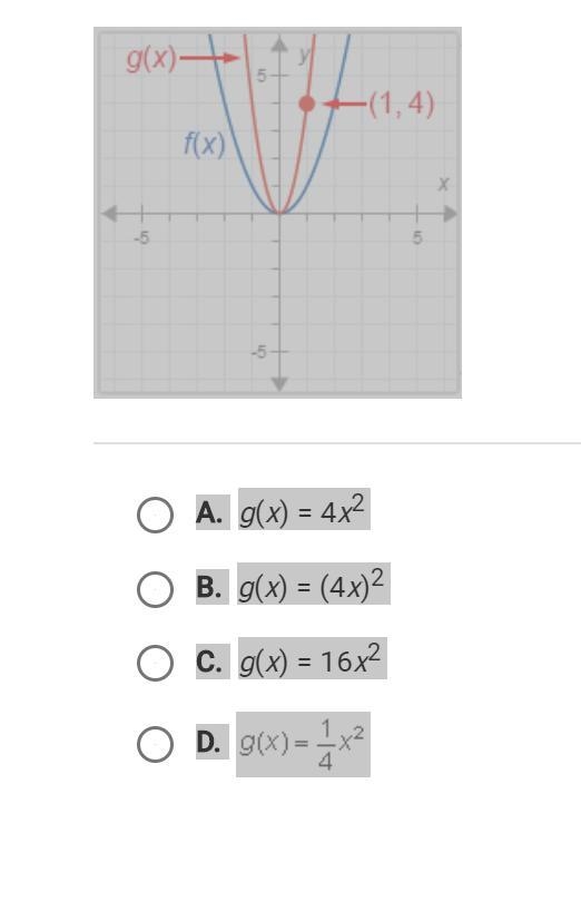 F(x)=x^2 what is g(x)-example-1