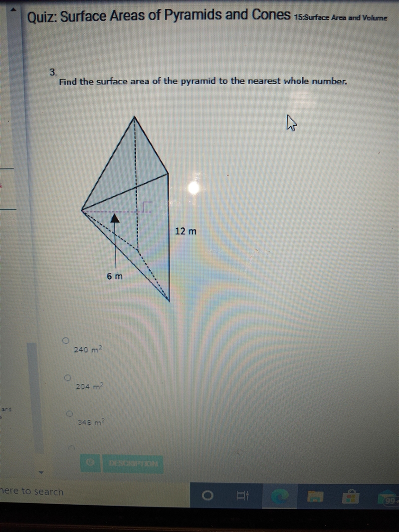 Find the surface area of the pyramid to the nearest whole number.-example-1