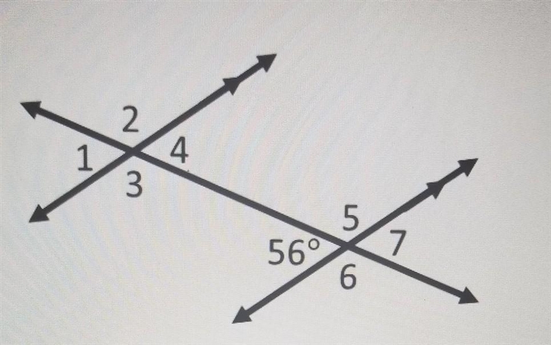 Tell which angles are congruent to the given angle measure. ​-example-1