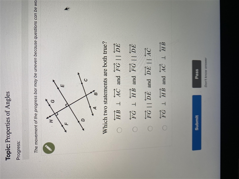 Which two statements true ?-example-1