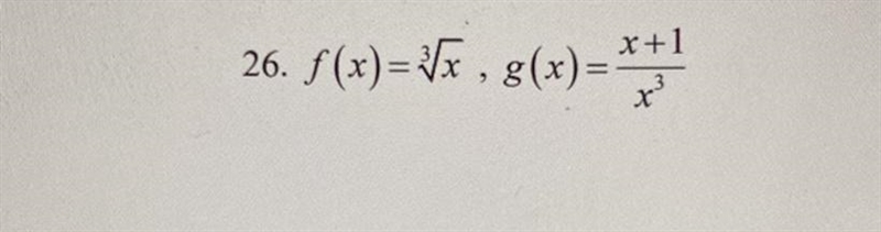 Step by step of how to find f(g(x)) and g(f(x))-example-1