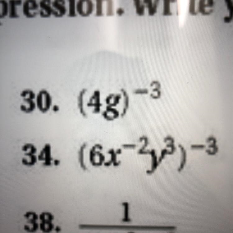 I need help with 34 it’s exponents-example-1