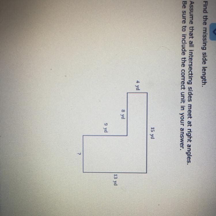 Answer in yd!! need help asap !-example-1