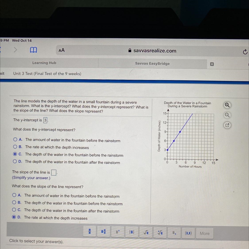 Can someone please help? i need to find the slope of a line. it’s for a test!-example-1