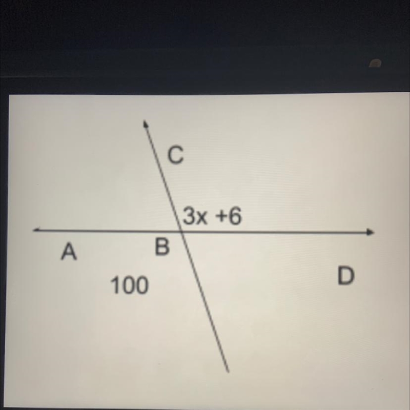 Find the value of x in the diagram below. Classify-example-1