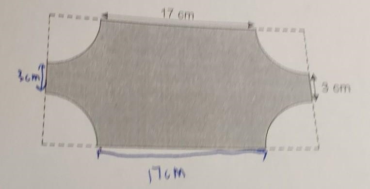 Pls help The figure below shows a rectangle with its corners removed. Each of the-example-1