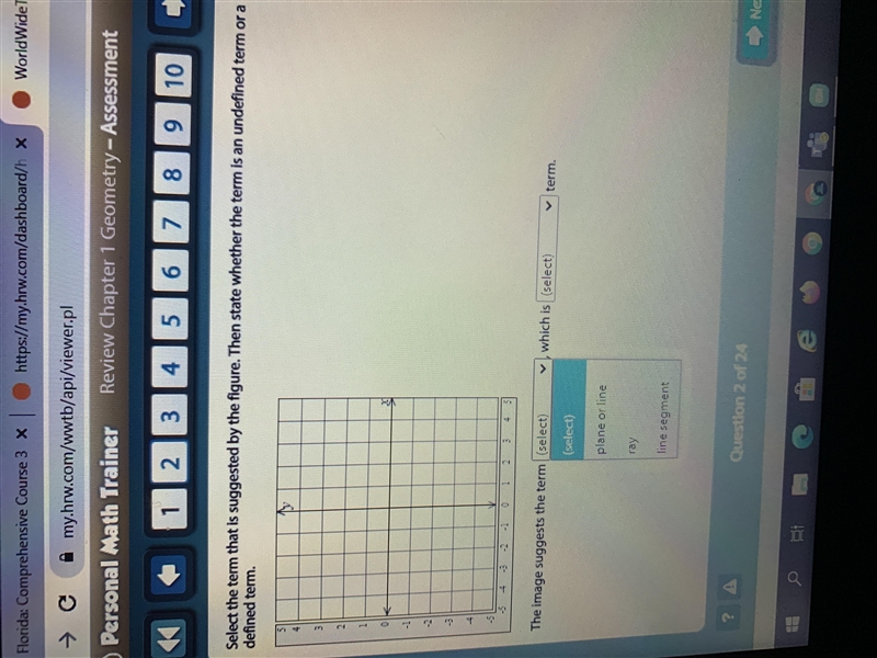 Select the term that is suggested by the fugure-example-1