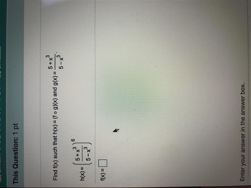 How would I find f(x) such that (f of g)(x) equals g(x)? I attached the problem in-example-1