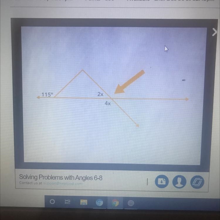 HELP ME PLZ A figure is shown in the image. What is the measure of the highlighted-example-1