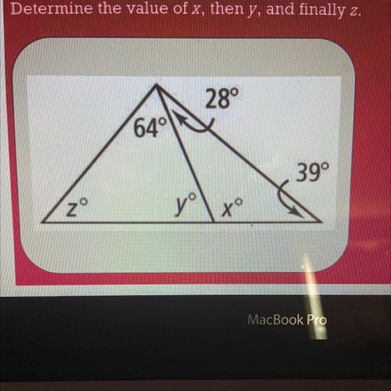 Determine the value of x, then y,and finally z-example-1