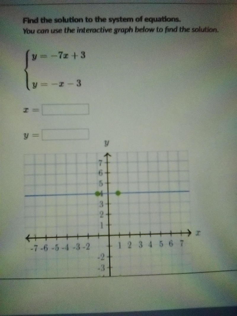 Find the solution to the system of equations.-example-1