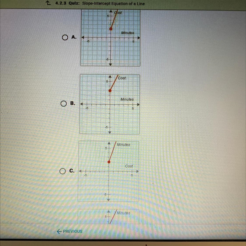 The cost, c(x), for a taxi ride is given by c(x) = 3x + 2.00, where x is the number-example-1