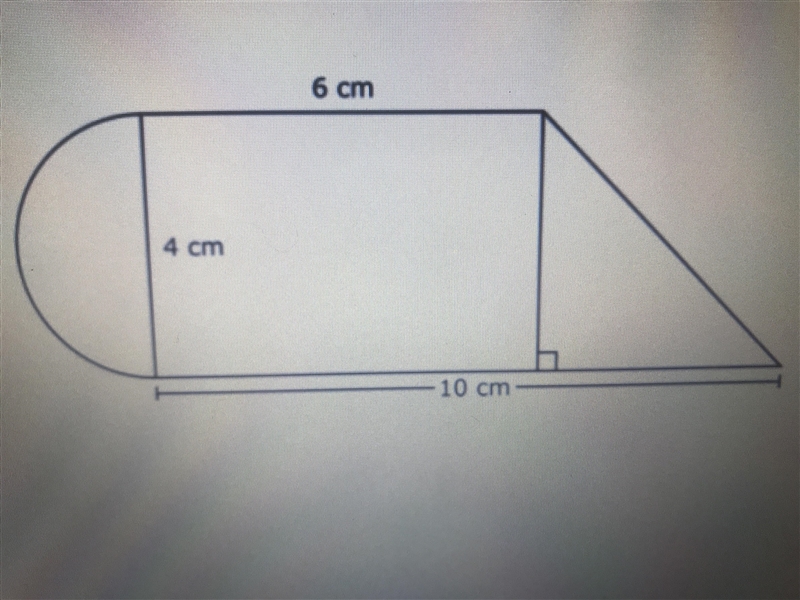 Which is the best estimate of the area of the figure in square centimeters A)26 B-example-1