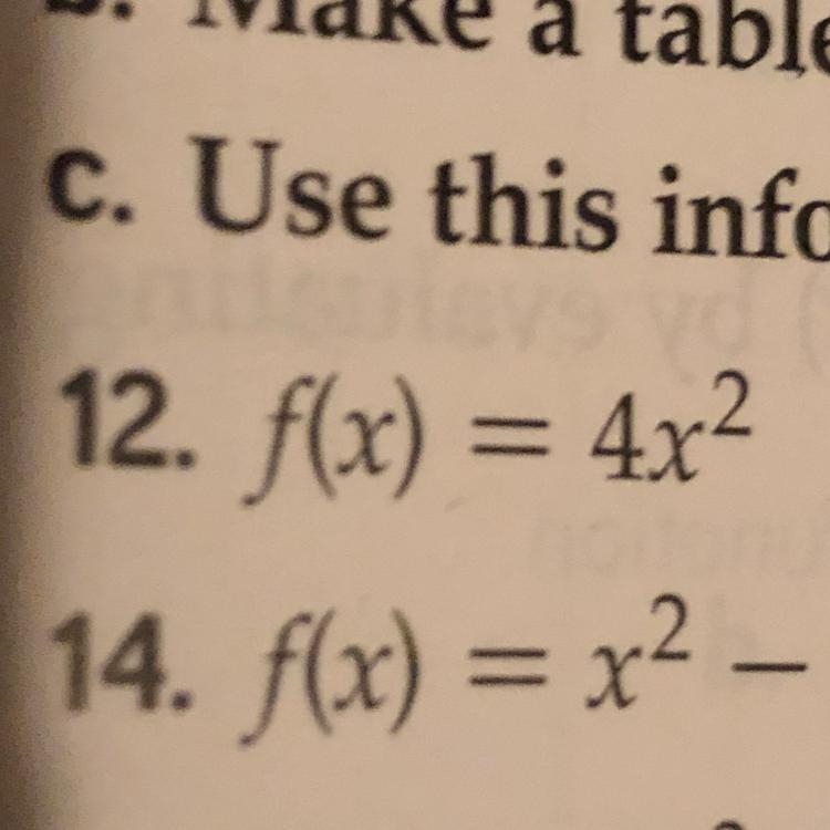 Find the y-intercept, The equation of the x of symmetry and the x-coordinate of the-example-1