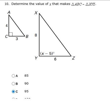 Plzzz help. Giving everything. C. 95 D. 100-example-1