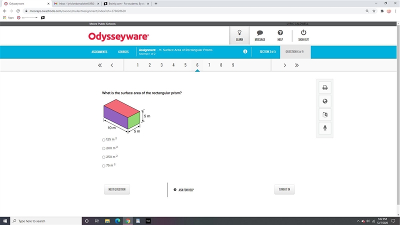 What is the surface area of the rectangular prism?-example-1