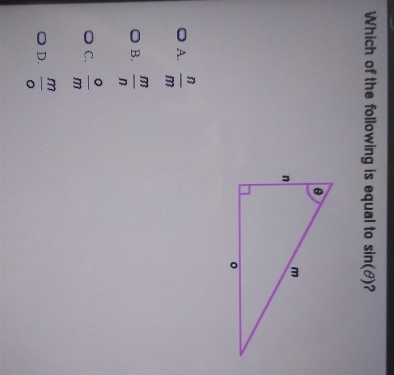 Which of the following is equal to sin(0)?​-example-1