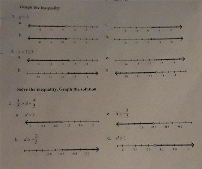 Please help problems 3,4 and 5​-example-1