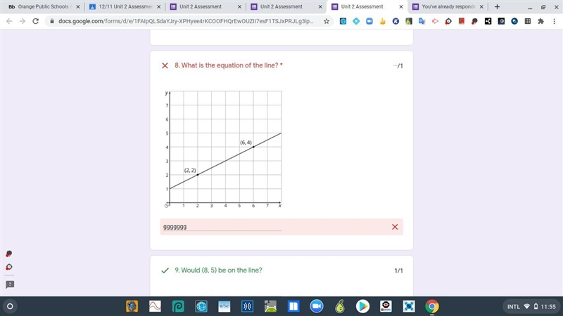 What is the equation of the line?-example-1