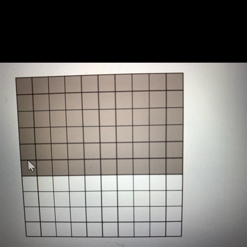 What percent of the grid is shaded?-example-1