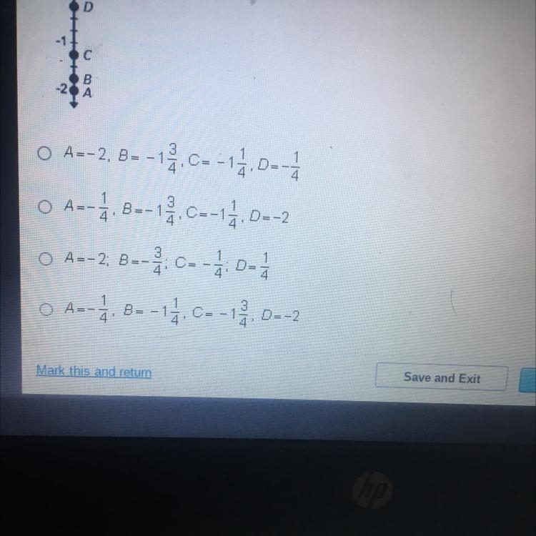 Which gives the correct values for points A, B, C, and D?-example-1