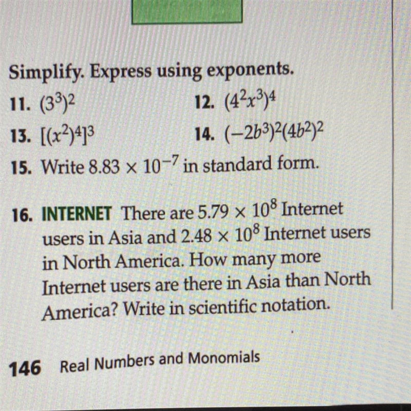 Need help with question 16 and I need work please and thanks be correct-example-1