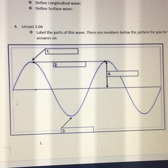 Label the parts of this wave.-example-1