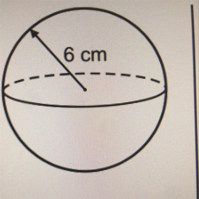 Work out the surface area of this sphere. Give your answer to 1 decimal place.-example-1