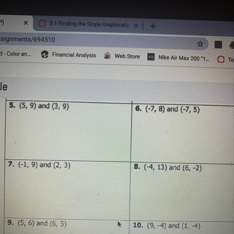 What are the slopes to these ? please answer-example-1