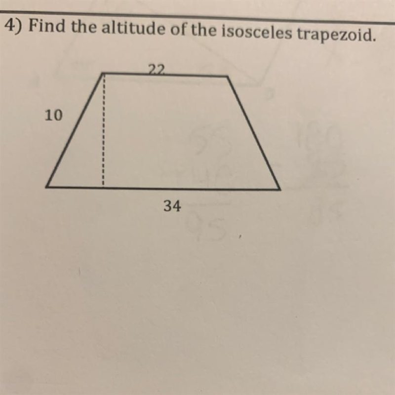 SOMEONE PLEASE HELP ME find the altitude-example-1