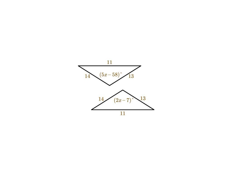 Find the value of the variable in the figure provided. x=22 x=4 x=16 x=17-example-1