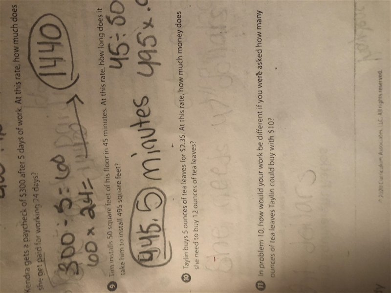 Does anybody know how to do #11, I figured out #10-example-1