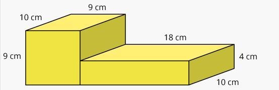 Plzzzz Answer As SOON AS POSSIBLE. What is the volume of the figure? Down below? it-example-1