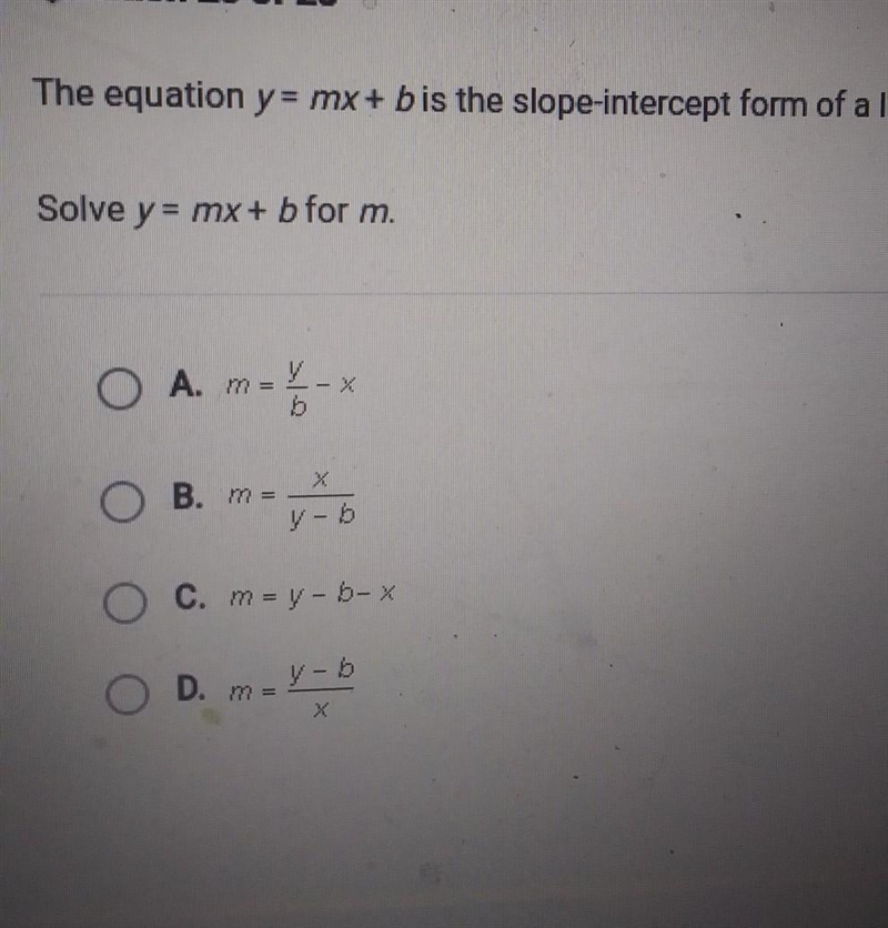 The cut out part say linear equation​-example-1