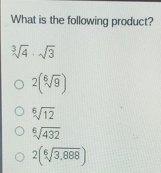 What is the following product?​-example-1