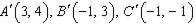 Find the coordinates of the vertices of the figure after a rotation of 180°.-example-4