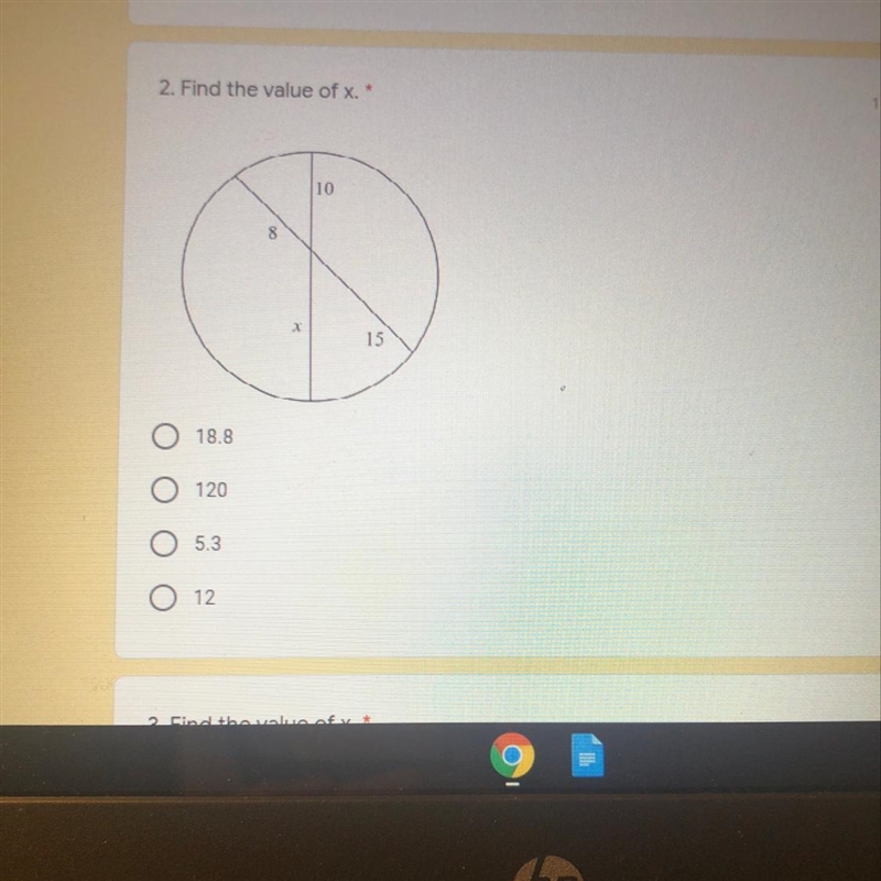 Find the value of x.-example-1