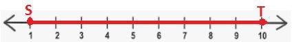 8)Find a point R on segment ST such that the length of TR is 2/3 the length of ST-example-1