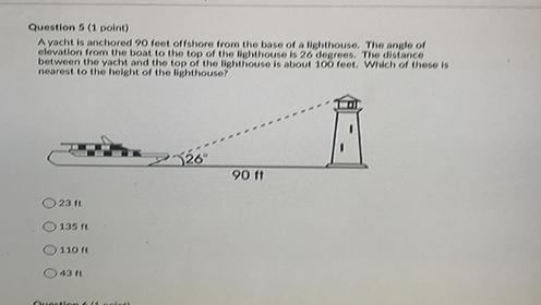 Which is the height of the lighthouse?-example-1