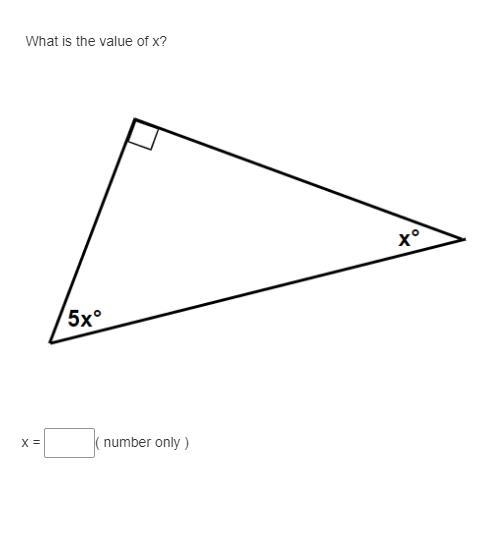 What is the value of x? x = ( number only )-example-1