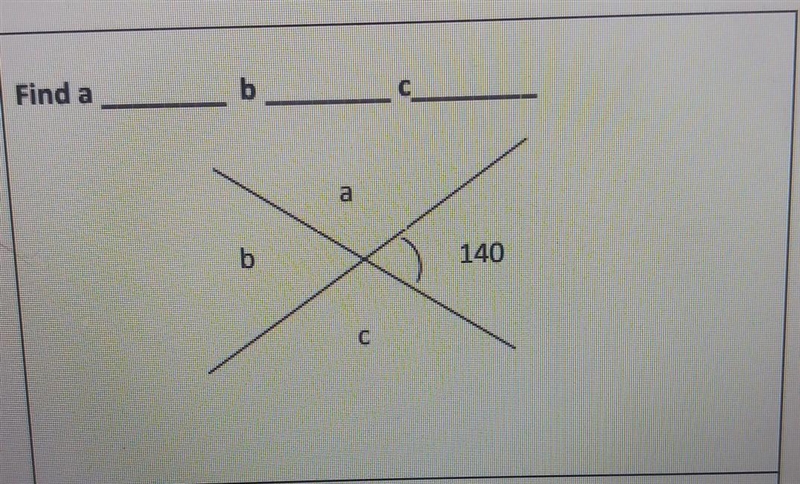 How to solve for a b and c ​-example-1