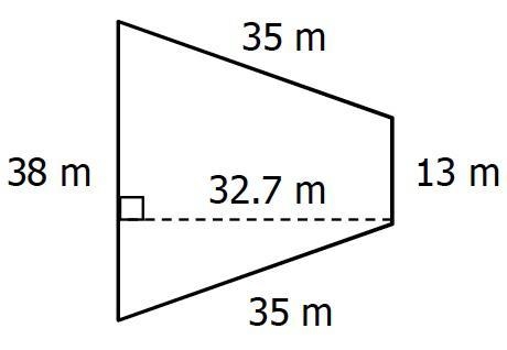 Pls help , find the area below-example-1