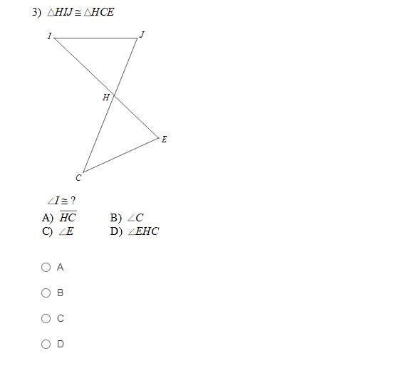 Complete the congruence statement by naming the corresponding angle or side. 50 points-example-1