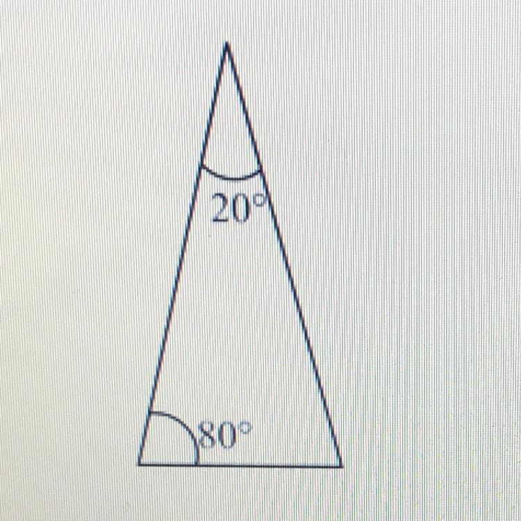 Find the missing angle.-example-1